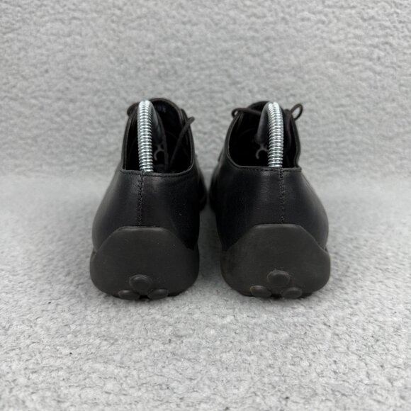 Collection Privee Womens 8.5 EU 38.5 Shoes Black Leather Casual Italy Vintage 1 - Picture 5 of 11